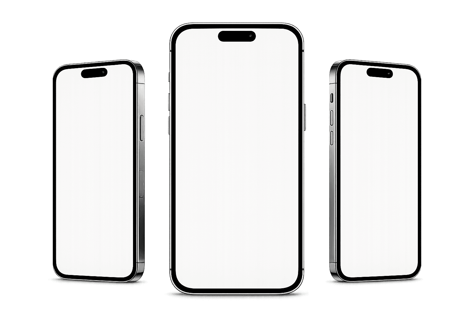 Never Retire mobile app shown on three phones